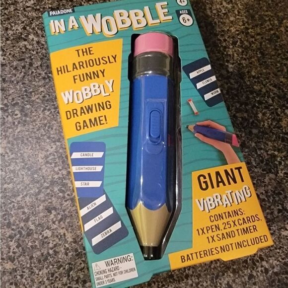 In a Wobble Family Drawing Game Wobbily Pen Picture Guessing Family Fun New - Picture 4 of 5